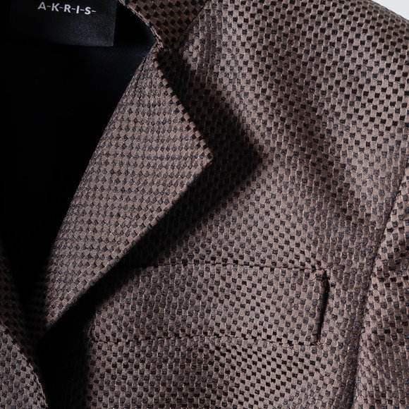 Akris Textured Brown Jacket - Picture 8 of 11
